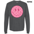Palm Tree Checker Happy Face Long Sleeve Comfort Colors T-Shirt 'NLB' Hoodie, Sweatshirt | CiraTrend.com