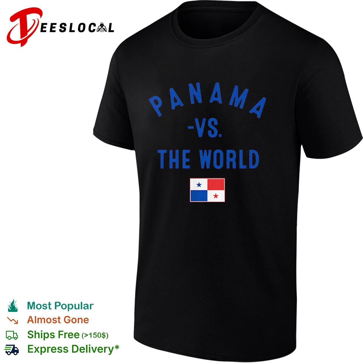 Panama vs the world soccer flag shirt