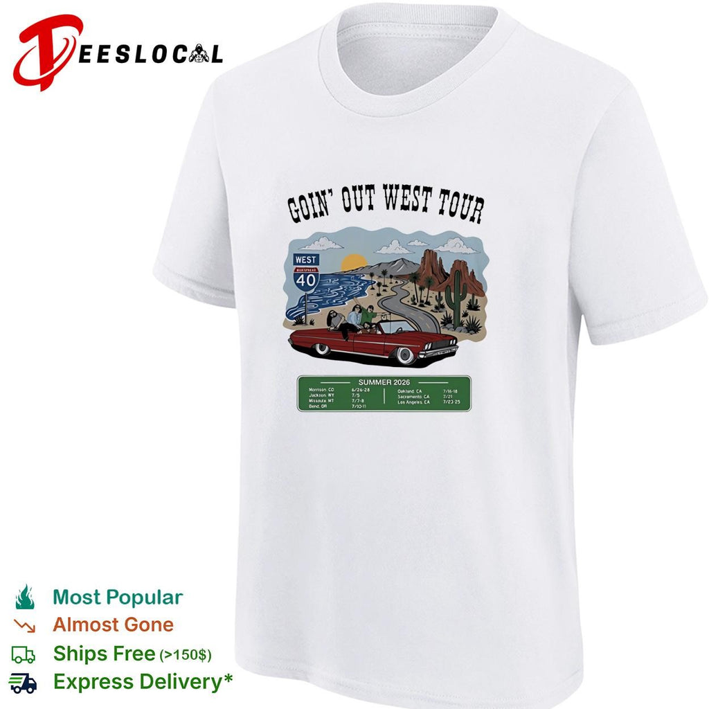 Panic Goin’ out west tour Summer 2026 shirt
