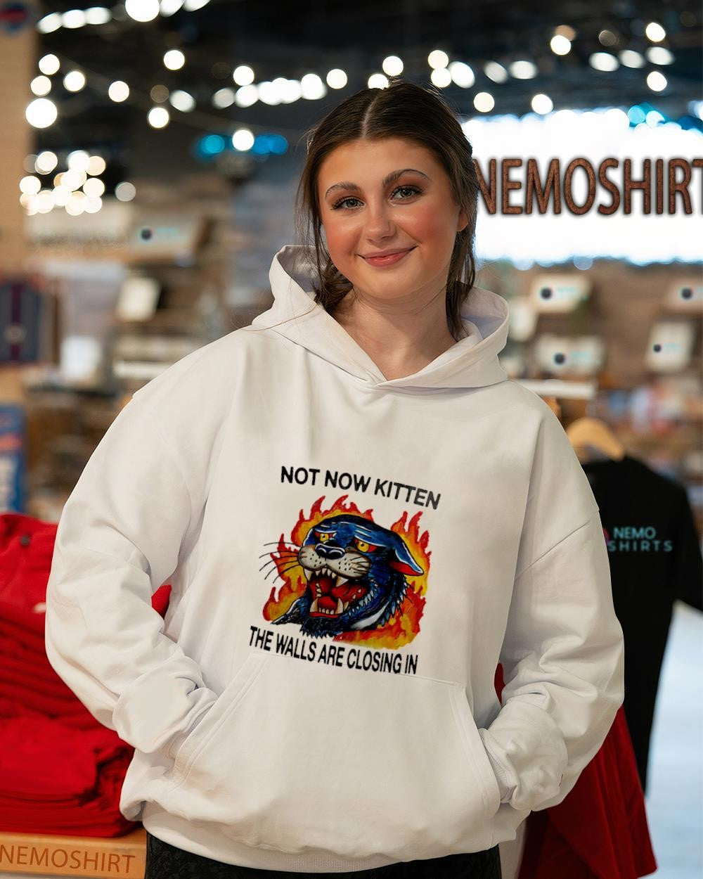 Panther not now kitten the walls are closing in shirt