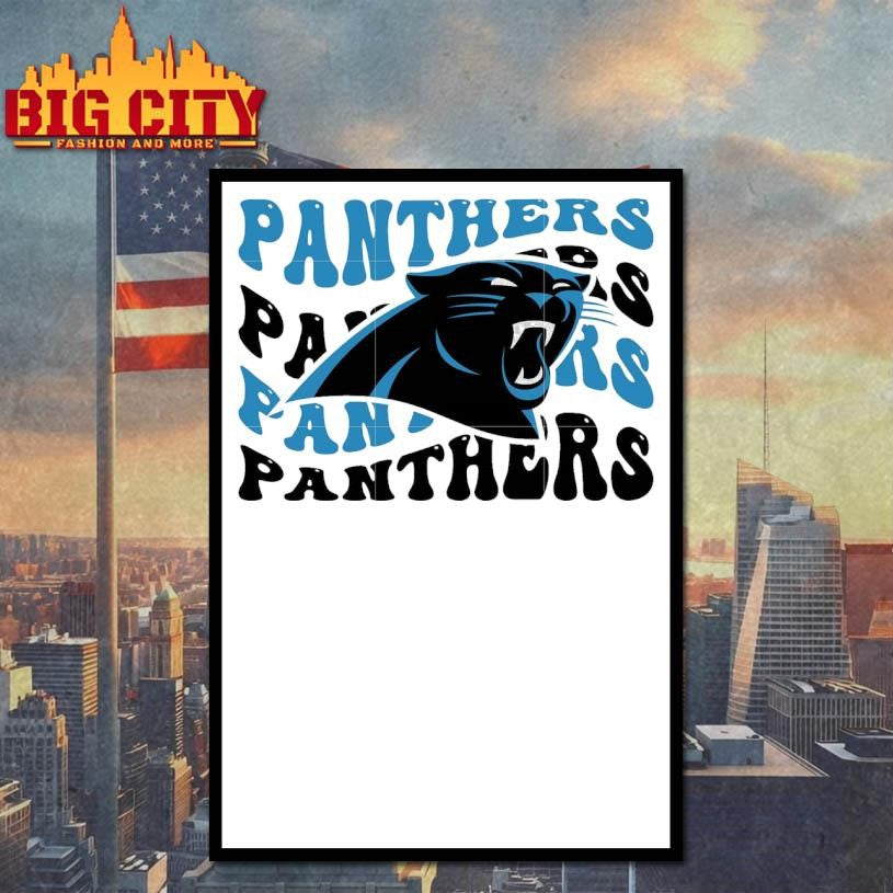 Panthers logo design shirt