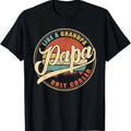 Papa Like a Grandpa Only Cooler Funny Dad Papa T-Shirt - Cotton, Fabric Hoodie, Sweatshirt | CiraTrend.com