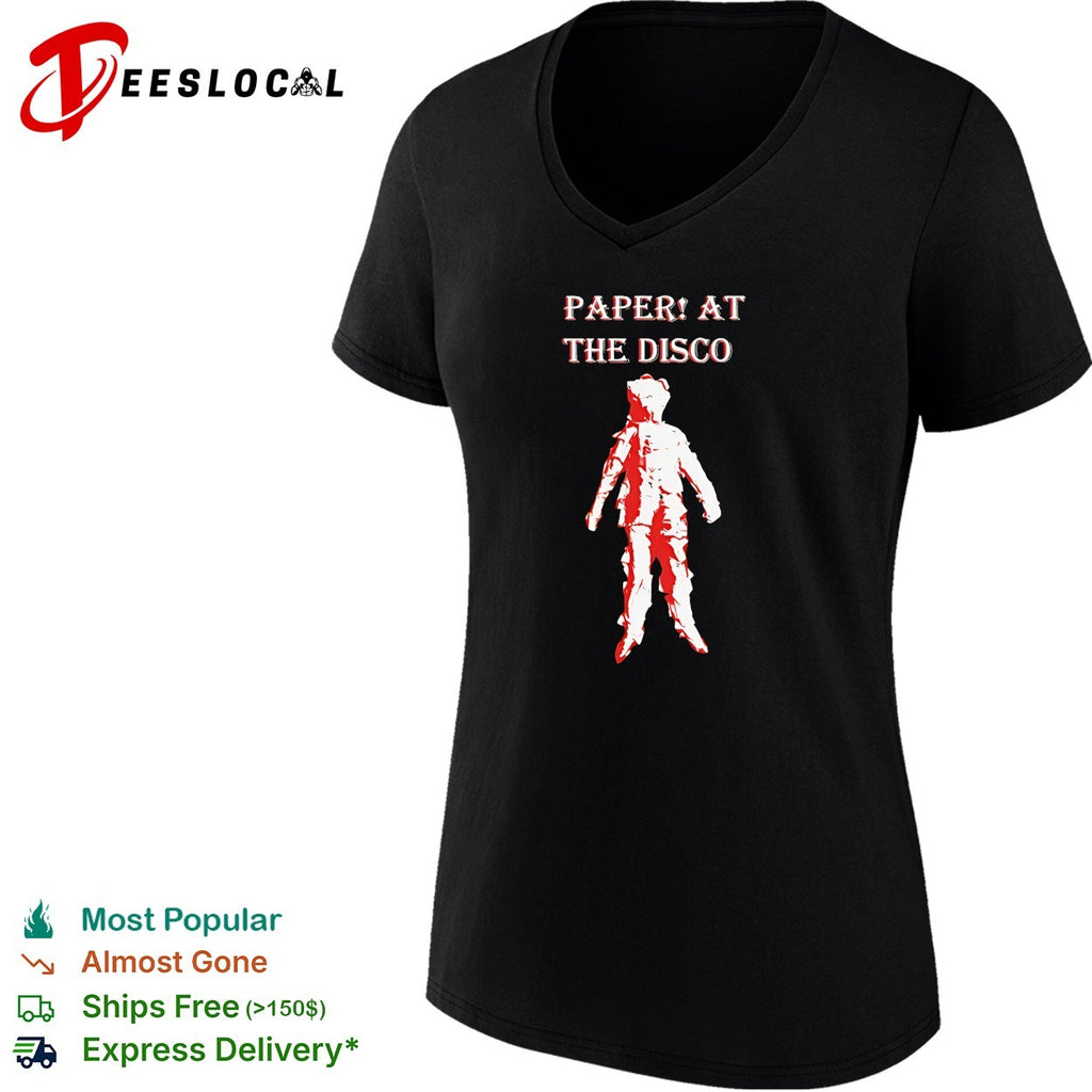 Paper at the disco band music tour shirt