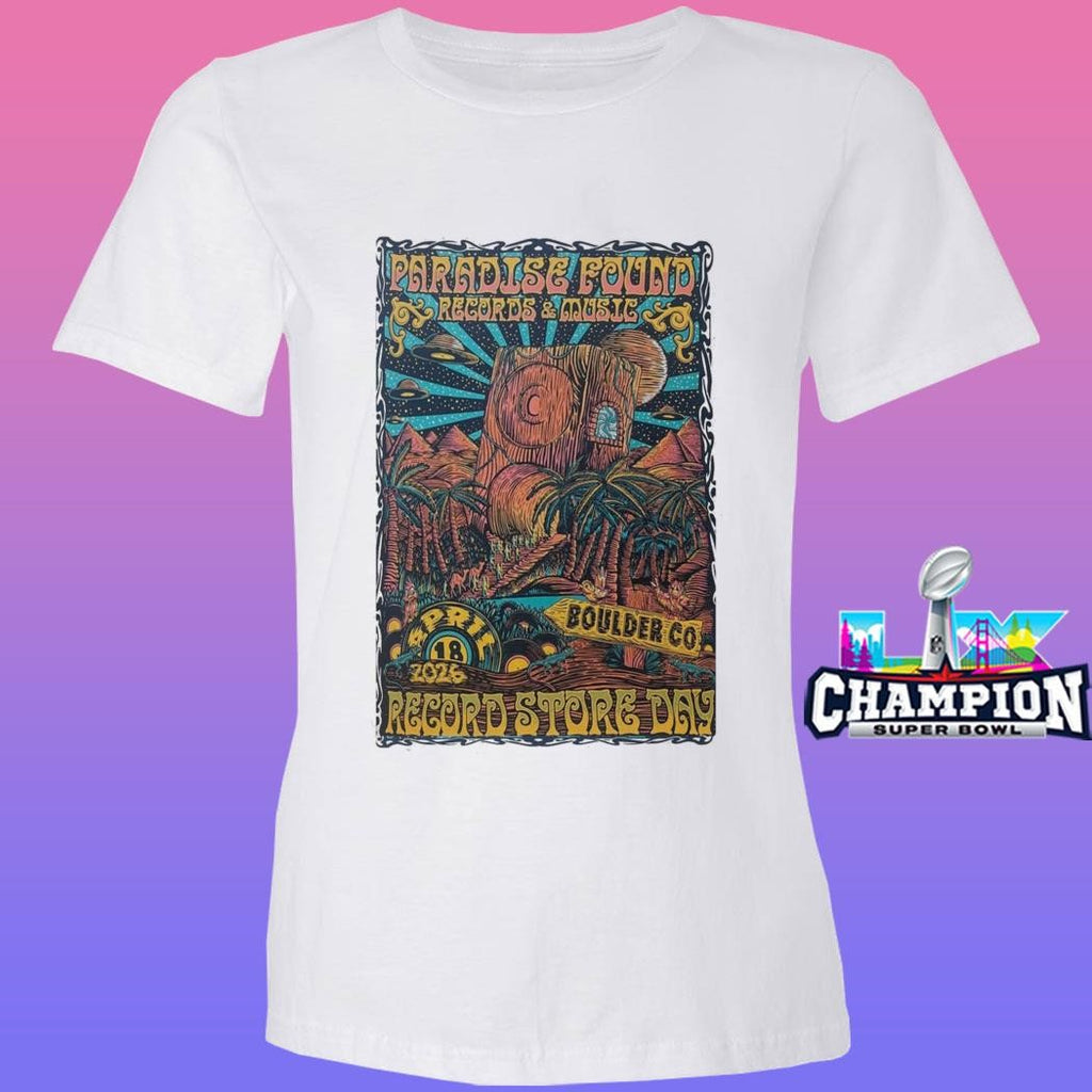 Paradise Found Records And Music April 18 2026 Boulder Co Shirt