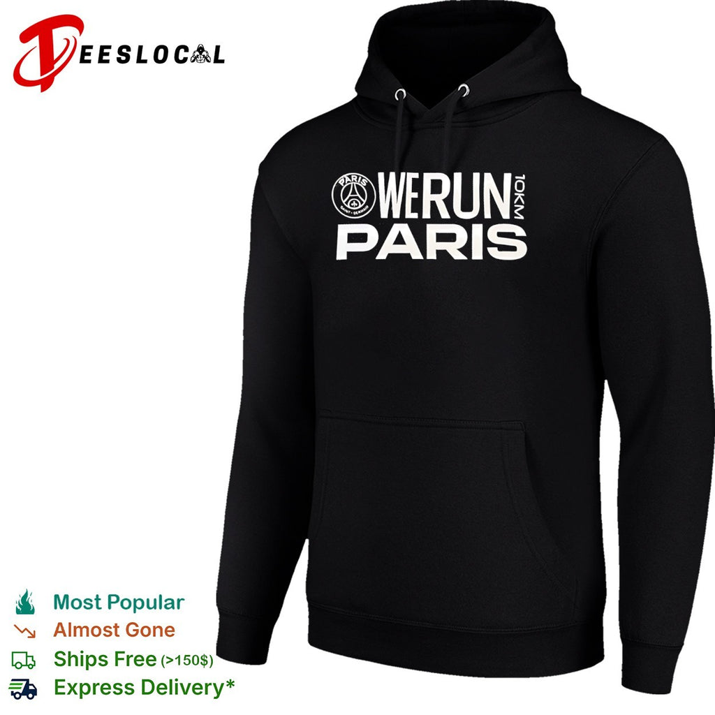 Paris Saint Germain we run 10km logo shirt
