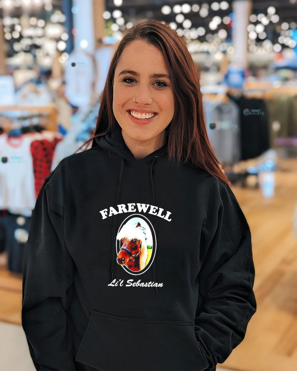 Parks and Recreation Farewell Li’l Sebastian graphic shirt