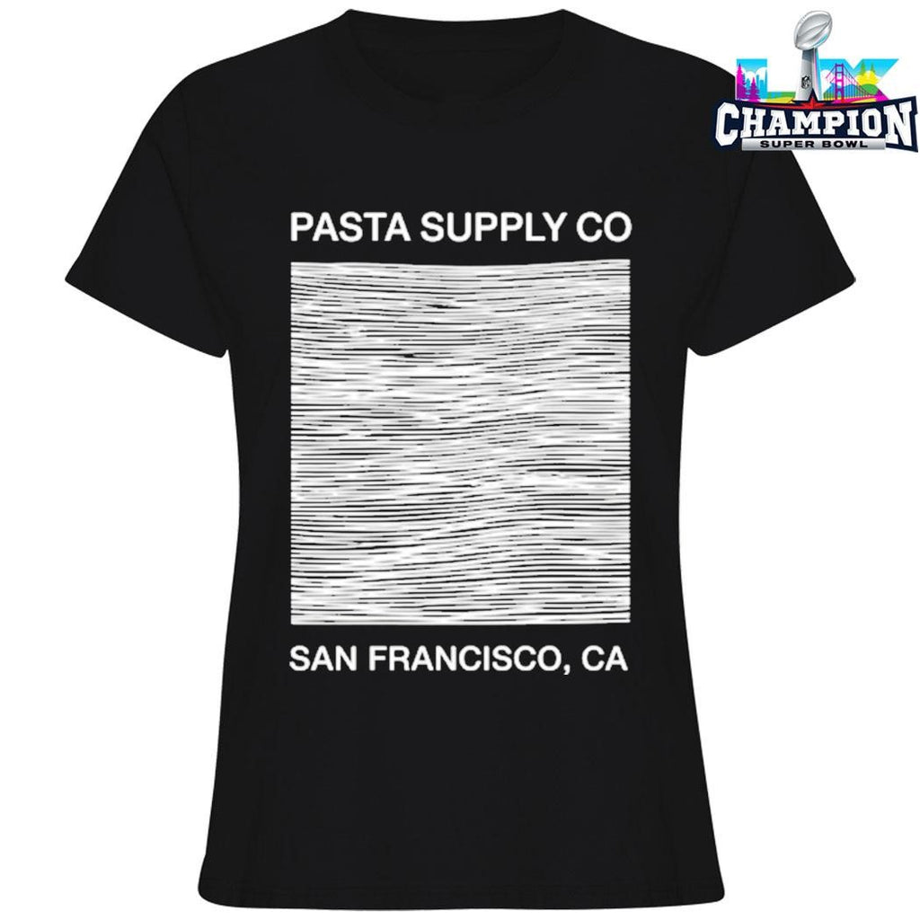 Pasta Supply Co San Francisco Unknown Pleasures Shirt