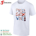 Pasta sex wine bottle shirt