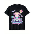 Pastel Goth Axolotl Creepy Gothic Kawaii Anime Aesthetic T-Shirt Made in USA Hoodie, Sweatshirt | CiraTrend.com