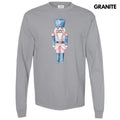 Pastel Nutcracker Long Sleeve Comfort Colors T-Shirt 'NLB' Hoodie, Sweatshirt | CiraTrend.com