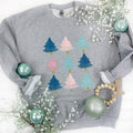 Pastel Tree Collage Sweatshirt T-Shirts, Hoodie | CiraTrend.com