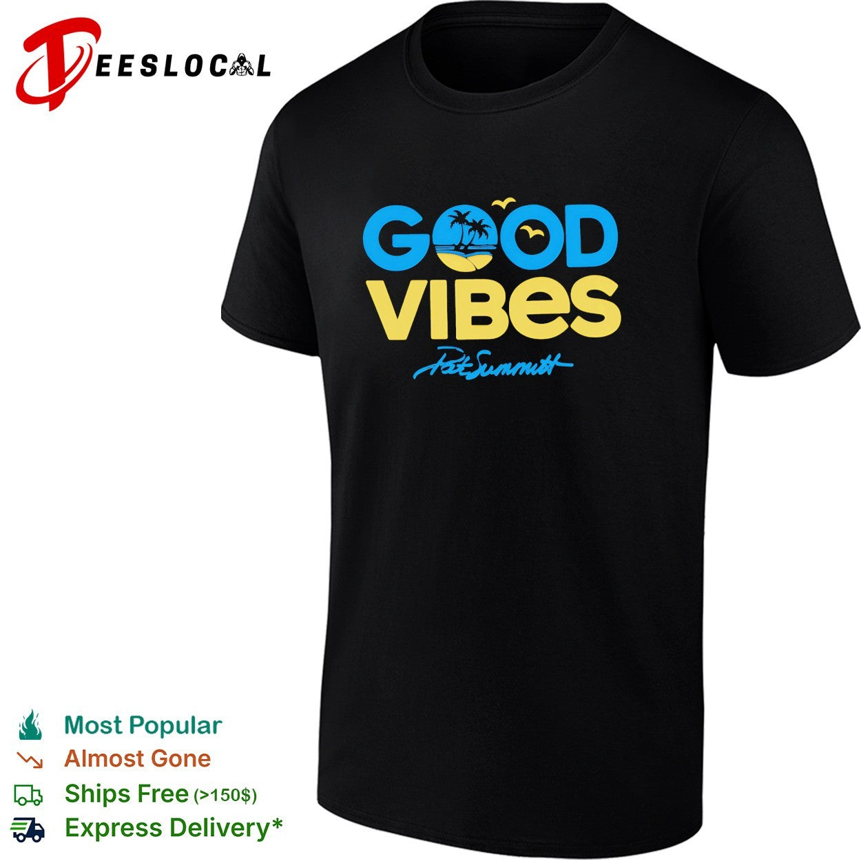 Pat Summitt Mindset Good Vibes retro shirt