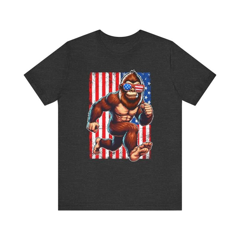 Patriotic Bigfoot 4th Of July T-shirt - Fun Independence Day  T-shirt, sweater and Hoodie Sweatshirt | CiraTrend.com