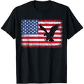 Patriotic Eagle 4th of July USA American Flag T-Shirt Made in USA Hoodie, Sweatshirt | CiraTrend.com