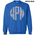 Patriotic Leopard Monogram Sweatshirt 'NLB' T-Shirts, Hoodie | CiraTrend.com