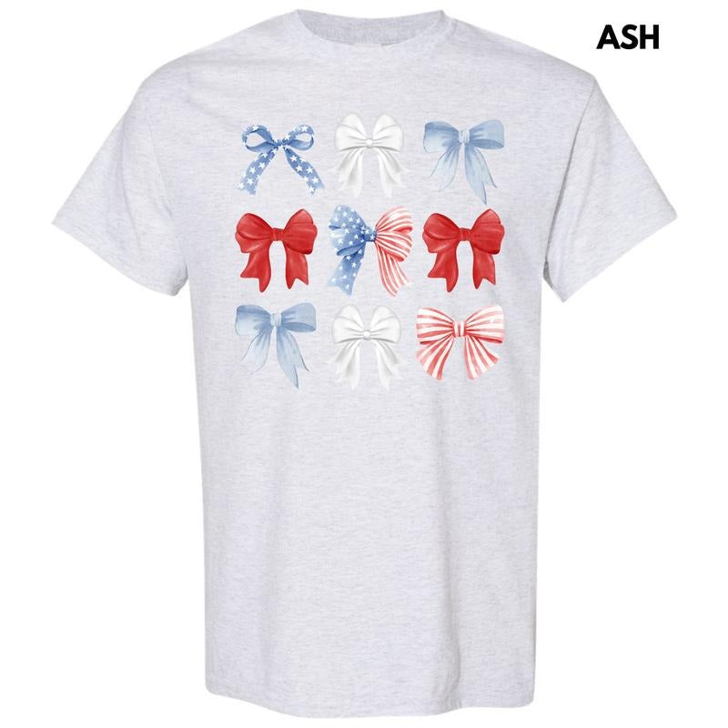 Patriotic Ribbon Collage Gildan Short Sleeve T-Shirt 'NLB' Hoodie, Sweatshirt | CiraTrend.com