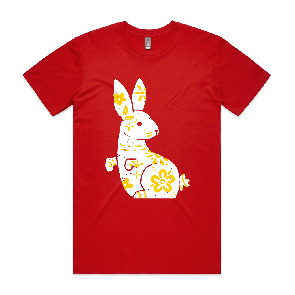 Patterned Bunny Tee Hoodie, Sweatshirt | CiraTrend.com (Image 1)