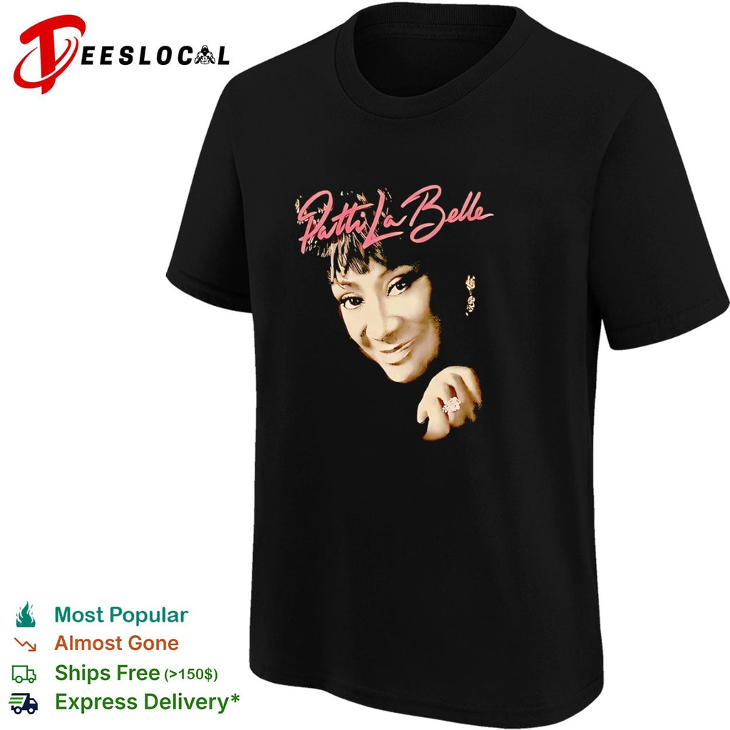 Patti LaBelle face portrait shirt