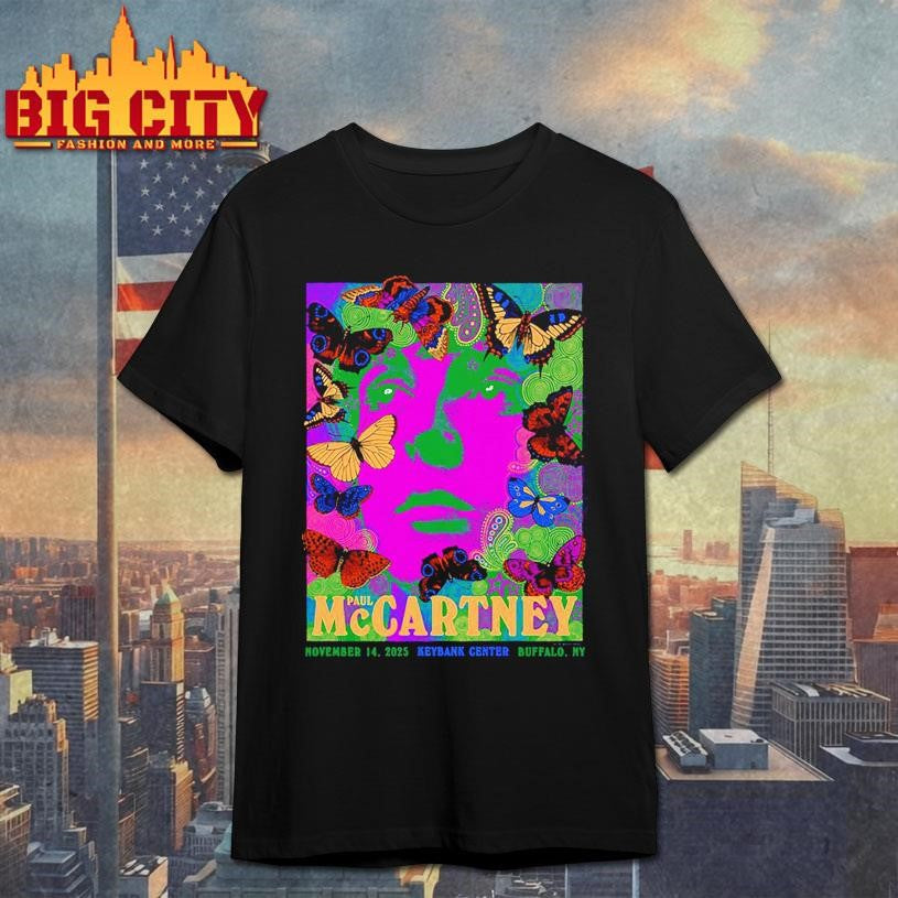 Paul McCartney Got Back 2025 Buffalo New York Event Shirt