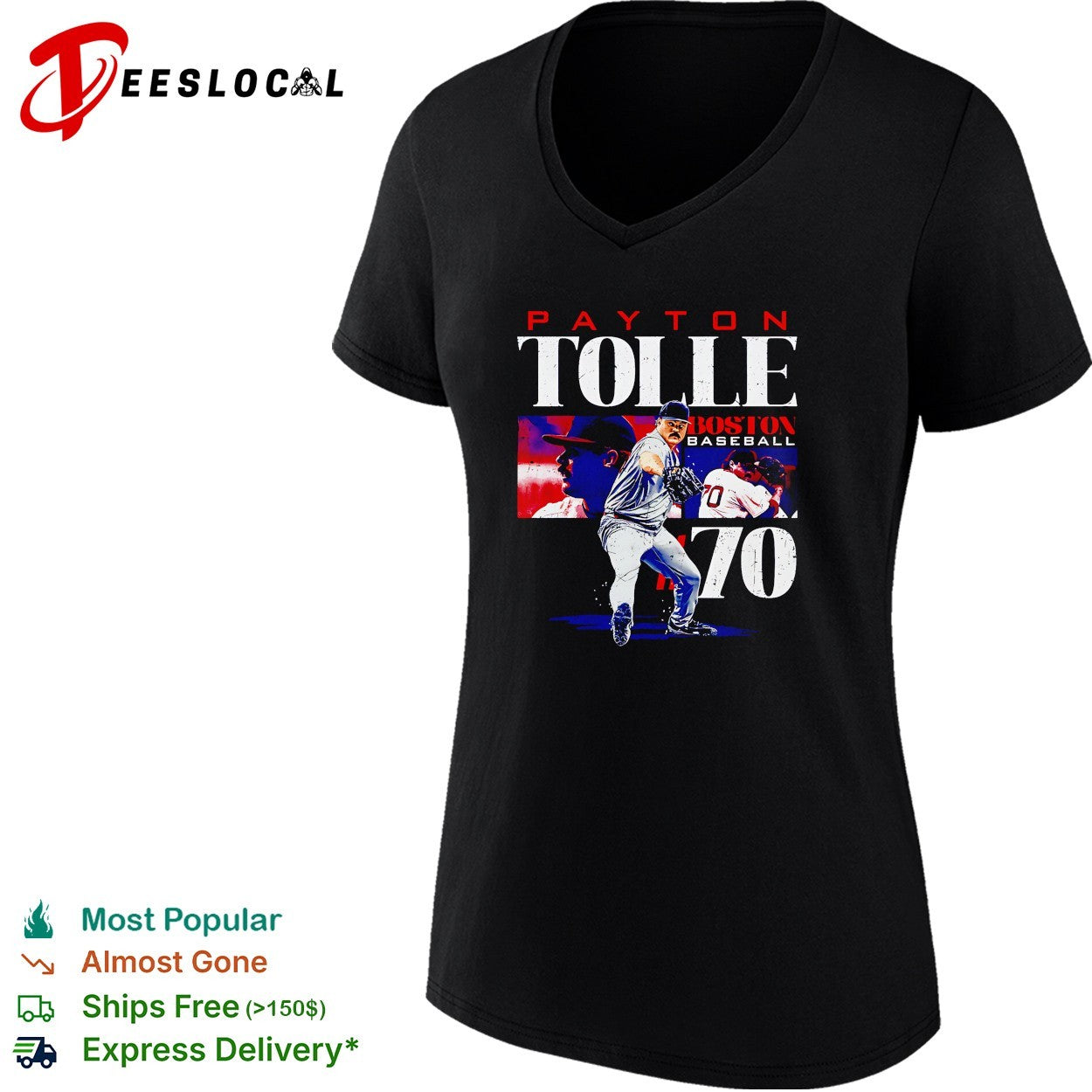 Payton Tolle Houston baseball pitching shirt
