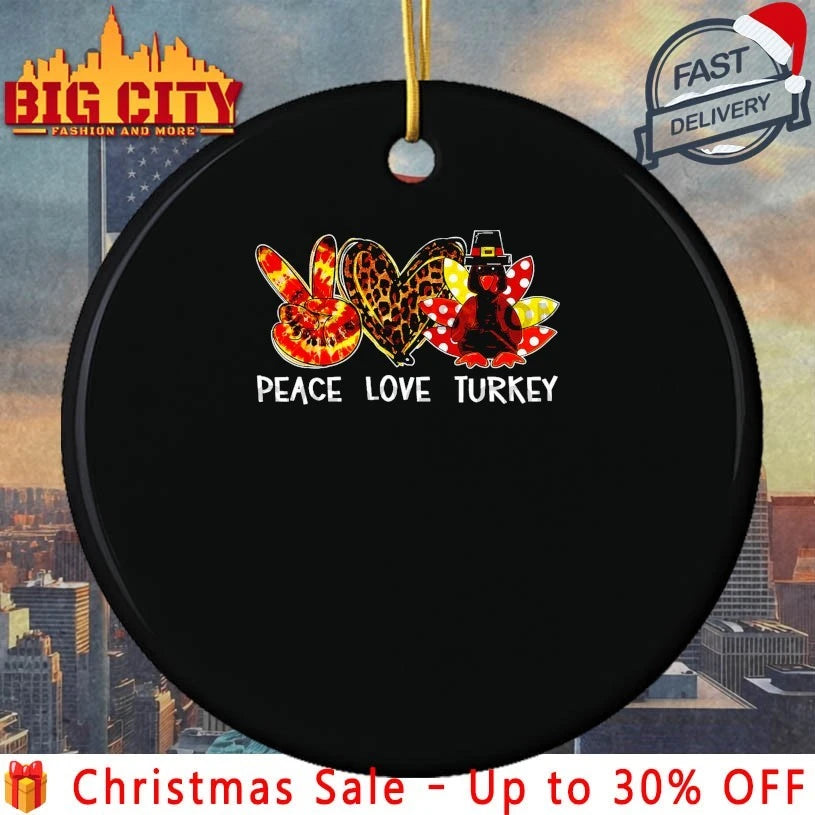 Peace Love Turkey Thanksgiving 2025 shirt