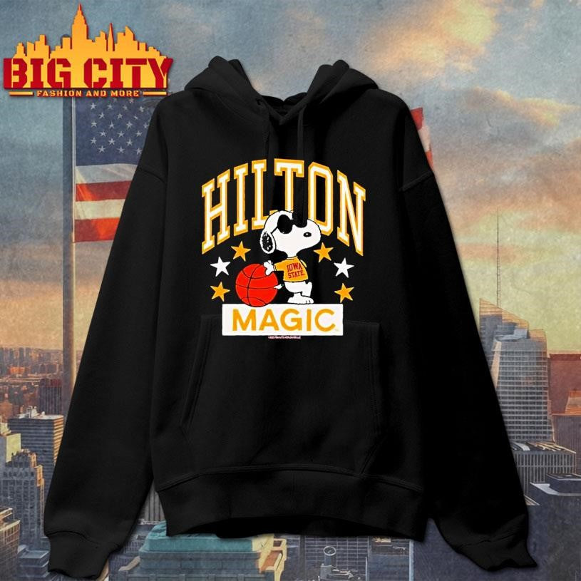 Peanuts X Iowa State Hilton Magic Basketball Shirt