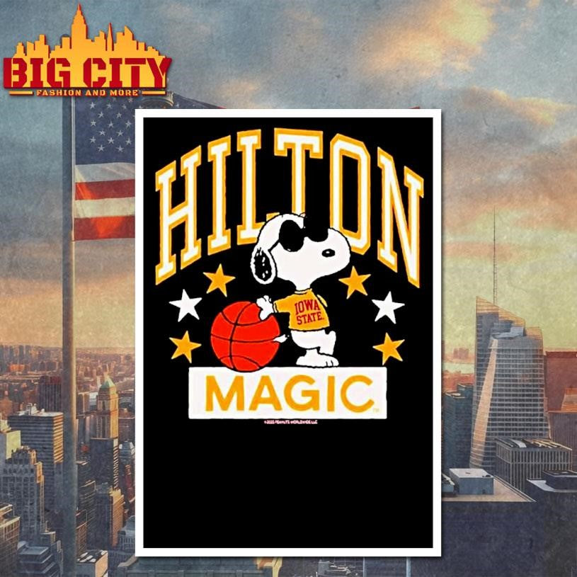 Peanuts X Iowa State Hilton Magic Basketball Shirt