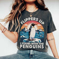 Penguins Flippers Up Shirt, I Stand With The Penguins, Funny Penguin Shirt, Funny Saying, Penguins Tariff Hoodie, Sweatshirt