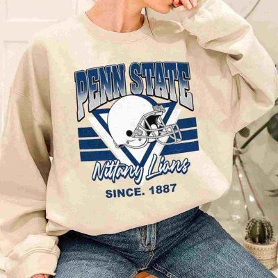 Penn State Nittany Lions Vintage Team University College NCAA Football T-Shirt Unisex Sweatshirt Cotton Fabric Cotton...