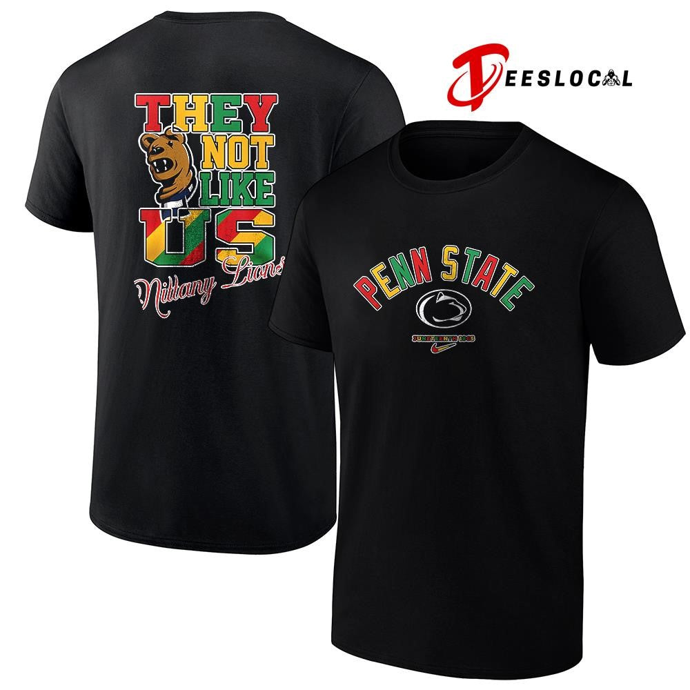 Penn State Nittany Lions x Juneteenth they not like us shirt