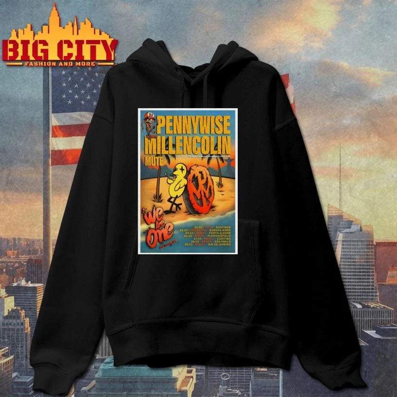 Pennywise Millencolin 2026 Co-Headlining South America Tour Poster shirt