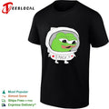 Pepe the frog Space X astronaut cartoon shirt