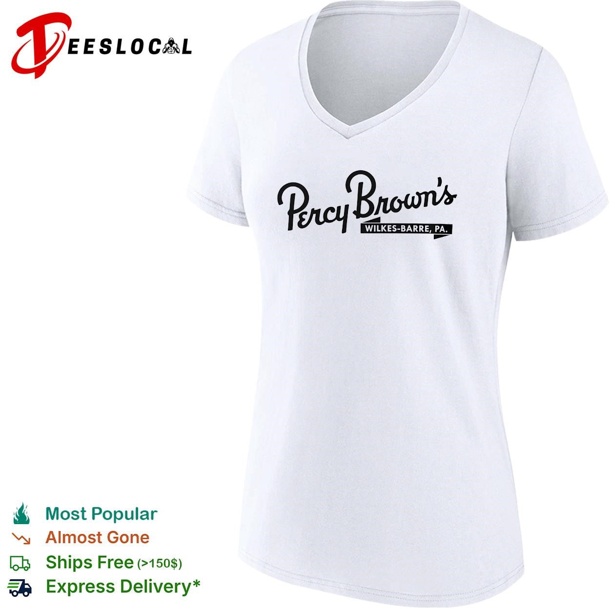 Percy Brown’s Wilkes Barre PA shirt