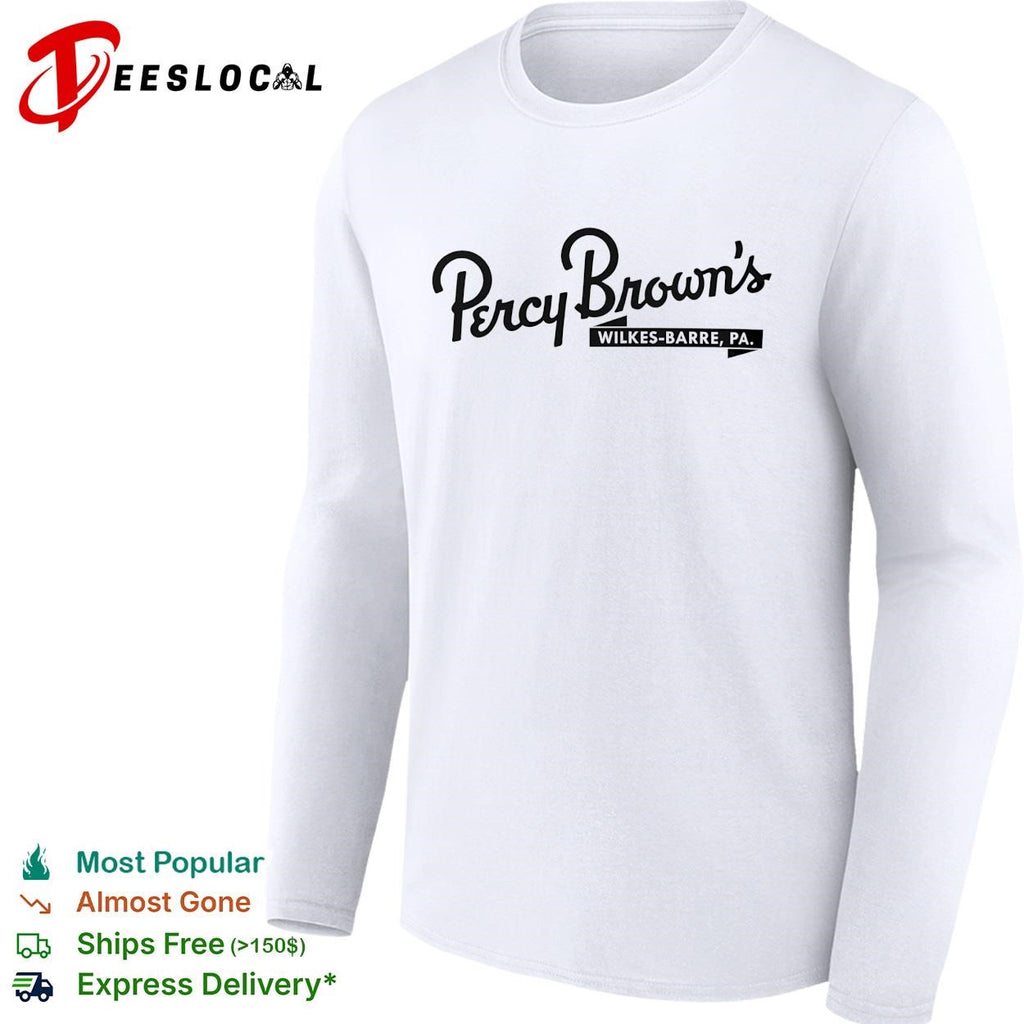 Percy Brown’s Wilkes Barre PA shirt