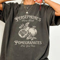Persephone's Pomegranates Shirt, Dark Academia T-shirt, Greek Mythology Shirt, Vintage Hoodie, Sweatshirt | CiraTrend.com