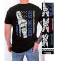 Personalized Dad Raised Fist Bump T-Shirt, Custom Kid Names Gift For Daddy, Best Dad Ever Shirt, Dad Kids Matching...