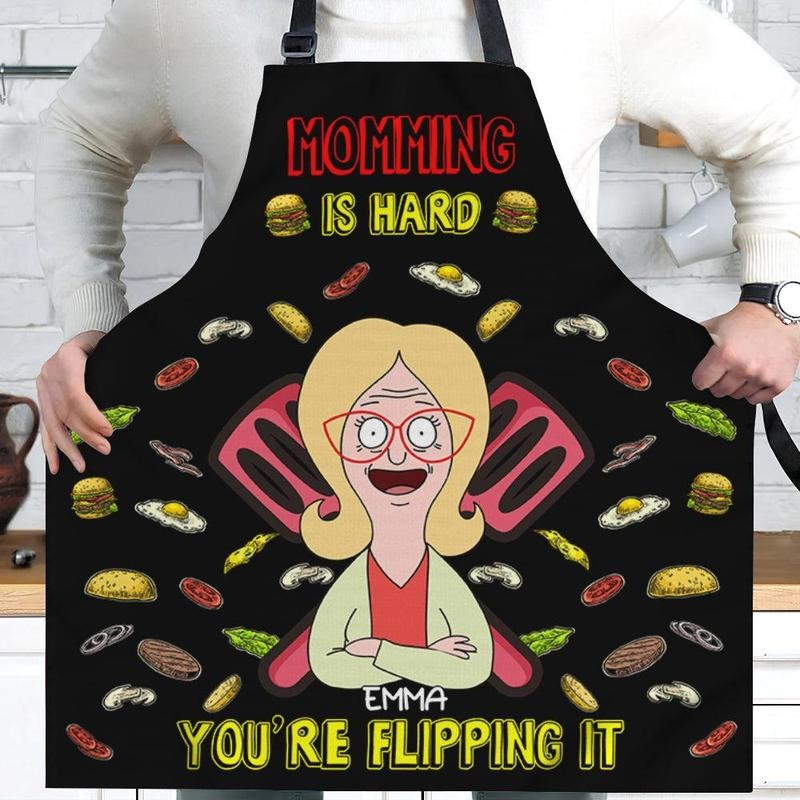 Personalized Gifts For Moms Aprons Momming Is Hard T-Shirts, Hoodie, Sweatshirt | CiraTrend.com