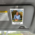 Personalized Memorial Car Visor Clip, Loss of Father Gift, Custom Remembrance Gift, Sympathy Gift for Loss of Dad, Grief...