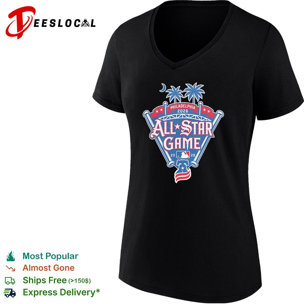 Philadelphia 2026 All Star Game MLB Baseball Liberty Bell Palm Trees Event shirt