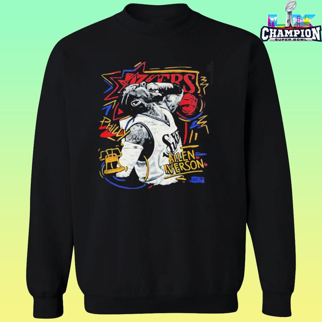 Philadelphia 76ers Vj Edgecombe X Allen Iverson Shirt