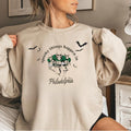 Philadelphia Inspired Skeleton Football Sweatshirt - Energetic Halloween Philly Pride Sweatshirt T-Shirts, Hoodie