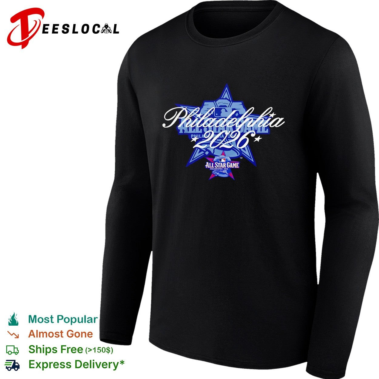 Philadelphia MLB All Star Game 2026 bell star shirt