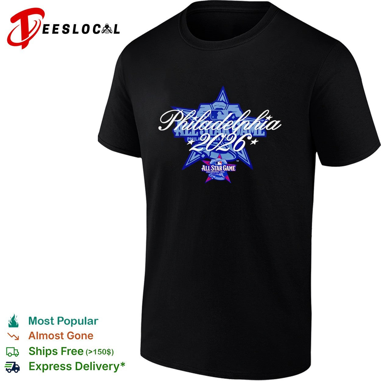 Philadelphia MLB All Star Game 2026 bell star shirt