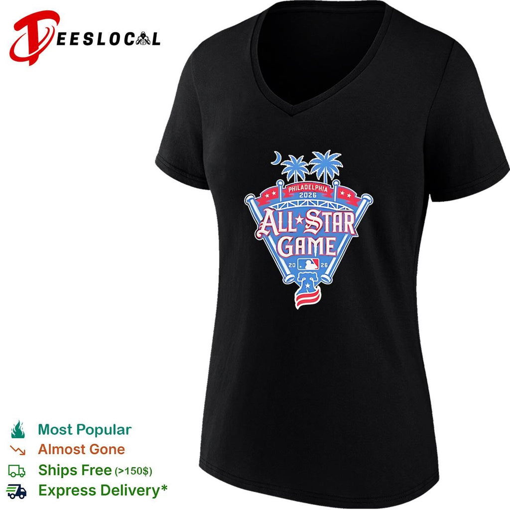 Philadelphia Phillies 2026 All Star Game MLB Baseball Liberty Bell Palm Trees Event shirt