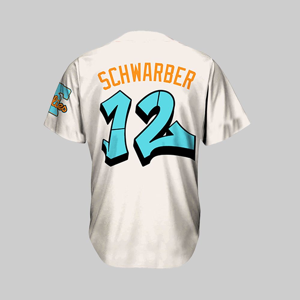 2025 Phillies Schwarber Jersey - Grishko.com
