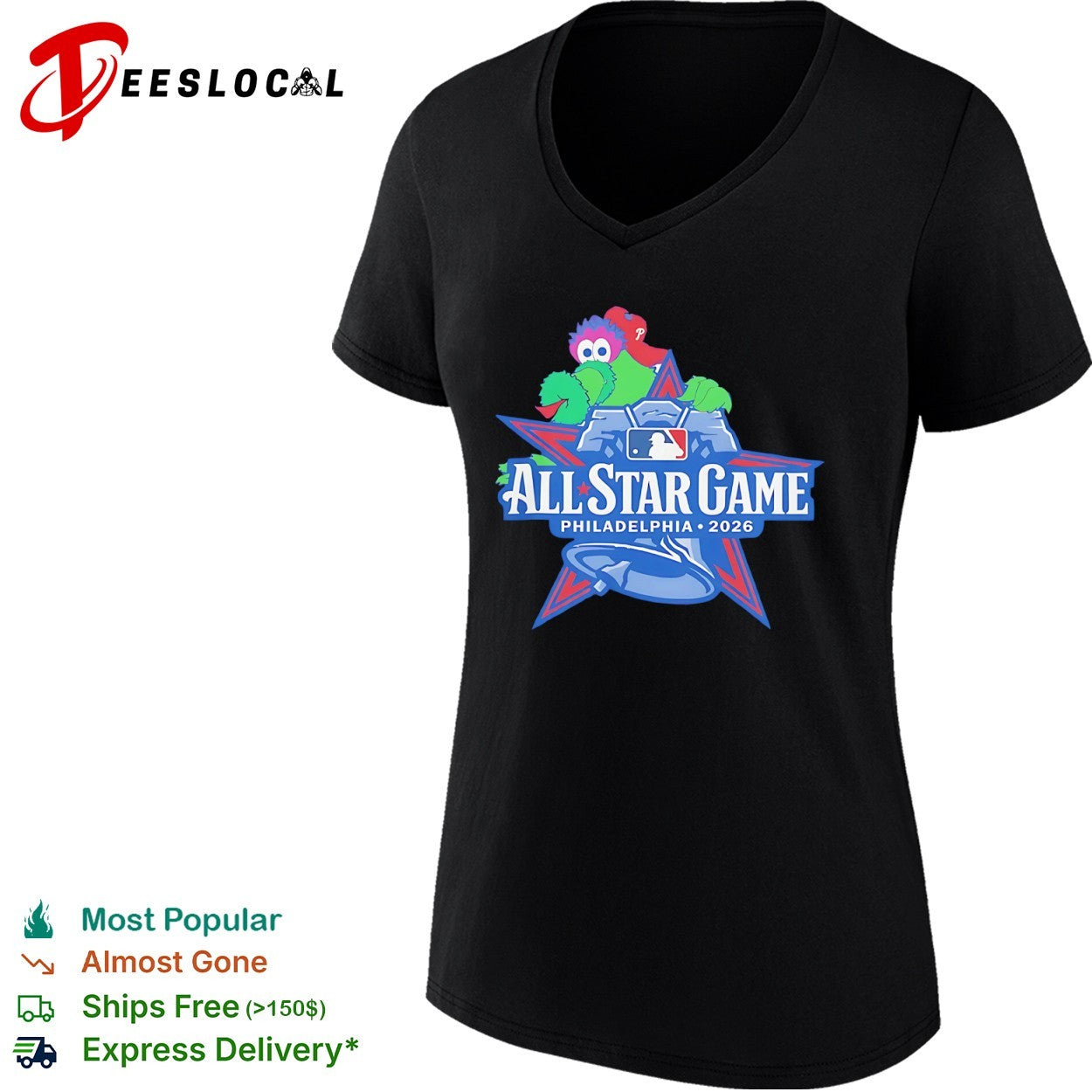 Phillie Phanatic Philadelphia Phillies MLB All Star Game 2026 shirt