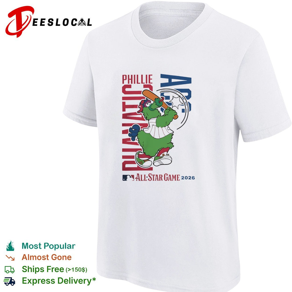 Phillie Phanatic Philadelphia Phillies MLB All Star Game 2026 mascot baseball shirt