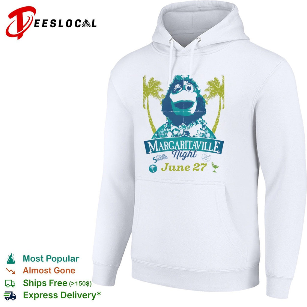 Philly Phanatic Margaritaville Night June 27 5 oclock somewhere mascot shirt