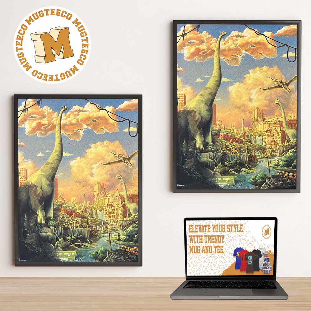 Phish Syracuse NY 2026 Event Poster Empower FCU Amphitheater At Lakeview On July 21 2026 Home Decor Poster Canvas