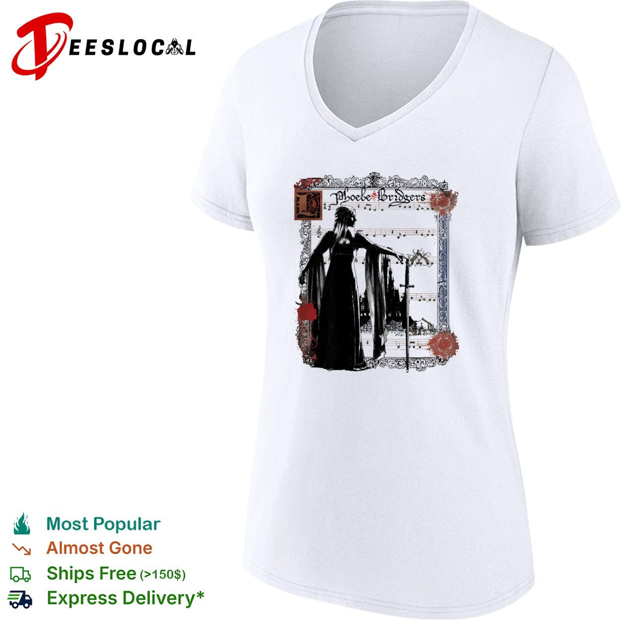 Phoebe Bridgers Medieval Fantasy Castle Sword Music shirt